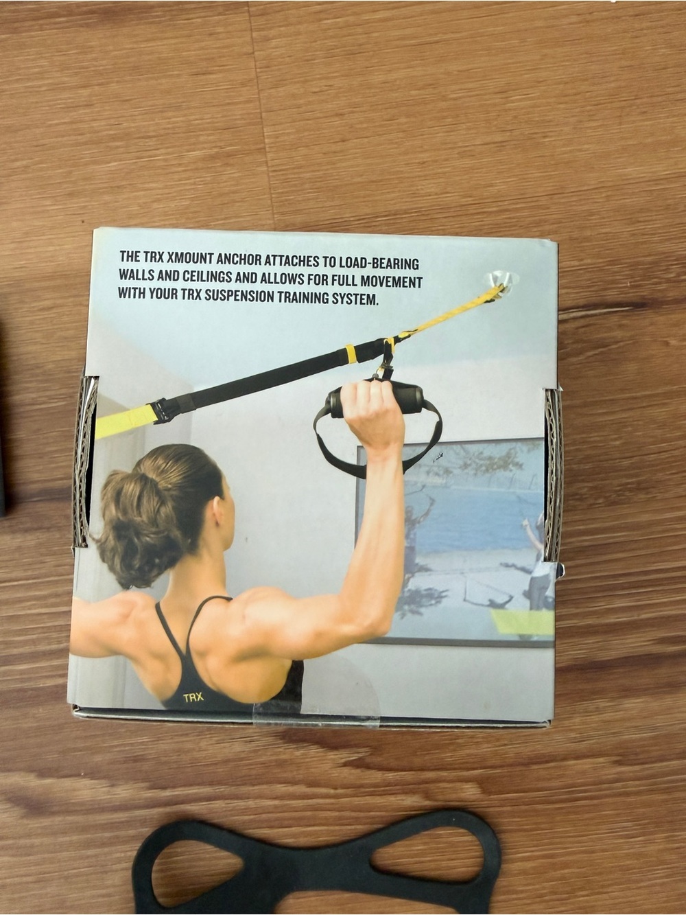 TRX Medium Resistance Band Set with Black Running Bottle Belt and Accessories - Picture 8 of 10
